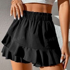 Black SHEIN Skort